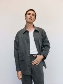 MAN-TLE R18J2 Sumi Organic Denim Jebok Jacket Garmentory at Garmentory